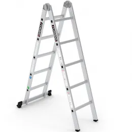 Шарнирная лестница CAGSAN 2x5 ступени (K3)