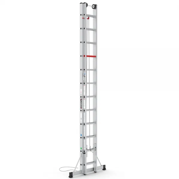 Лестница CAGSAN 2x12 ступеней с тросом (M1007) купить в Минске и Беларуси