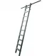 Стеллажная лестница KRAUSE Stabilo с 2 парами навесных крюков (125200) купить в Минске