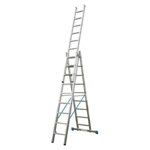 Лестница-стремянка трехсекционная KRAUSE Stabilo 3x9 ступеней (133755) купить в Минске