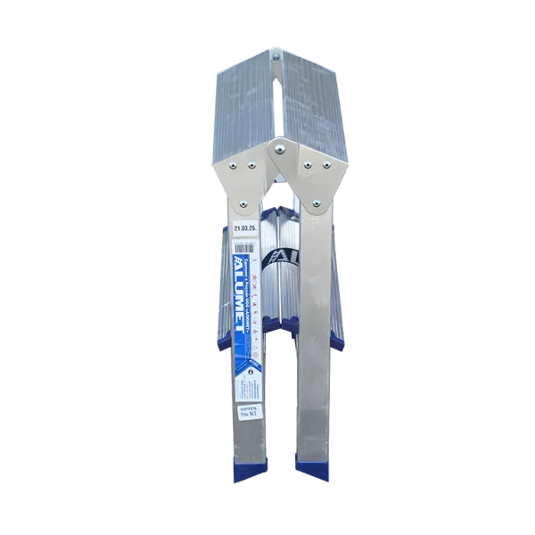 Стремянка стальная двусторонняя 2 ступени Алюмет AD7202 купить в Минске и Беларуси