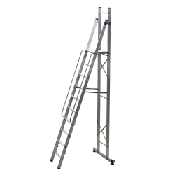 Стремянка-помост, профессиональная 10 ступеней APE1410  Алюмет