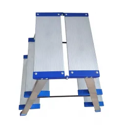 Стремянка алюминиевая 2-сторонняя с широкими ступеньями Tarko (2x2) 